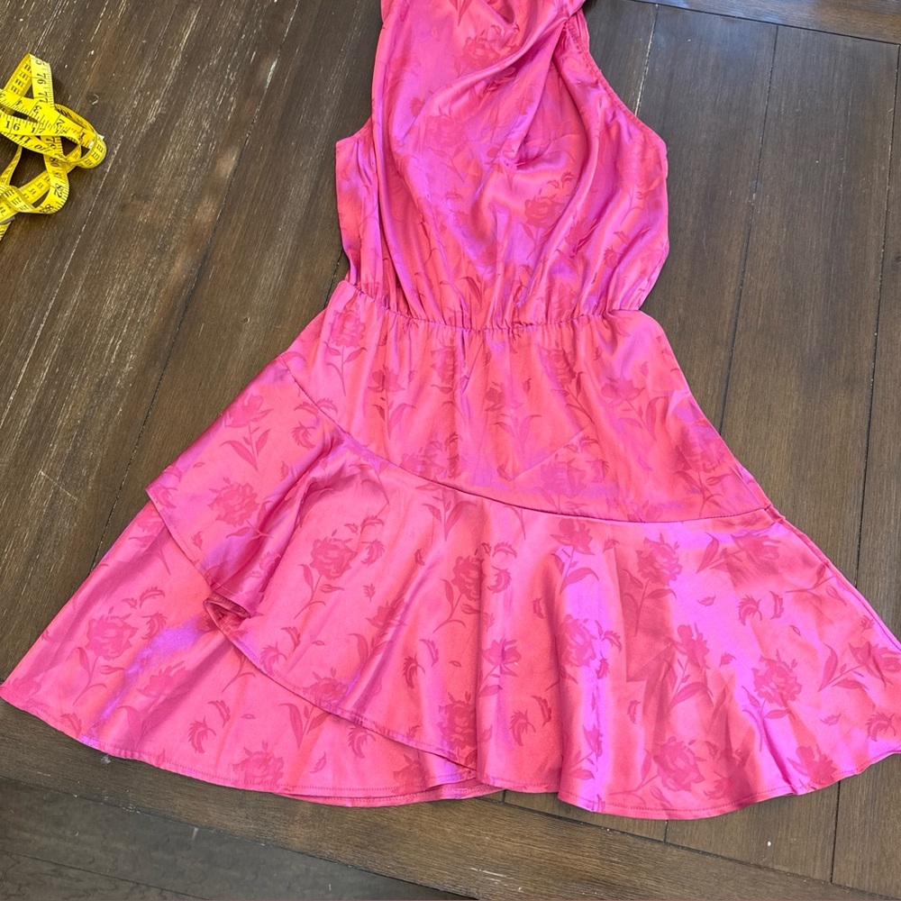 Hello Molly Pink Floral Mini Dress